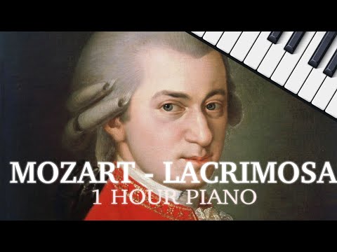 MOZART - Lacrimosa 1 Hour (1 Hour Piano Version, Slowed + Reverb)