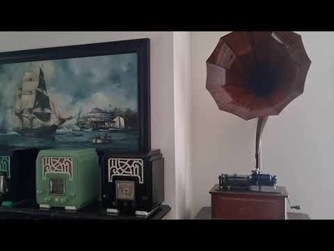 Very rare Edison phonograph cylinder record Scene at a Dogfight  2760 G. Girard & S. Porter descript