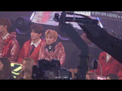 171231 MBC 가요대제전 NCT127 마크 reaction - 현아