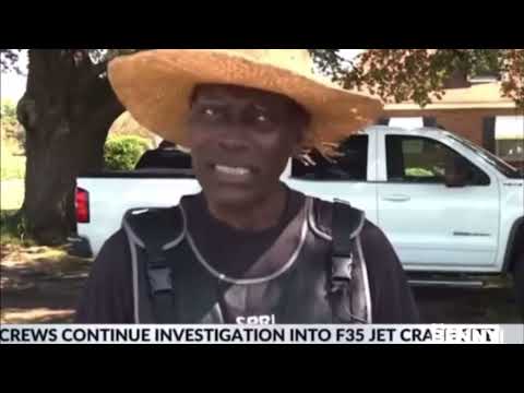 F35 Jet Crash Witness Sounds Like James Brown