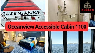 Cunard | Queen Anne | 1100 | Accessible Oceanview cabin |