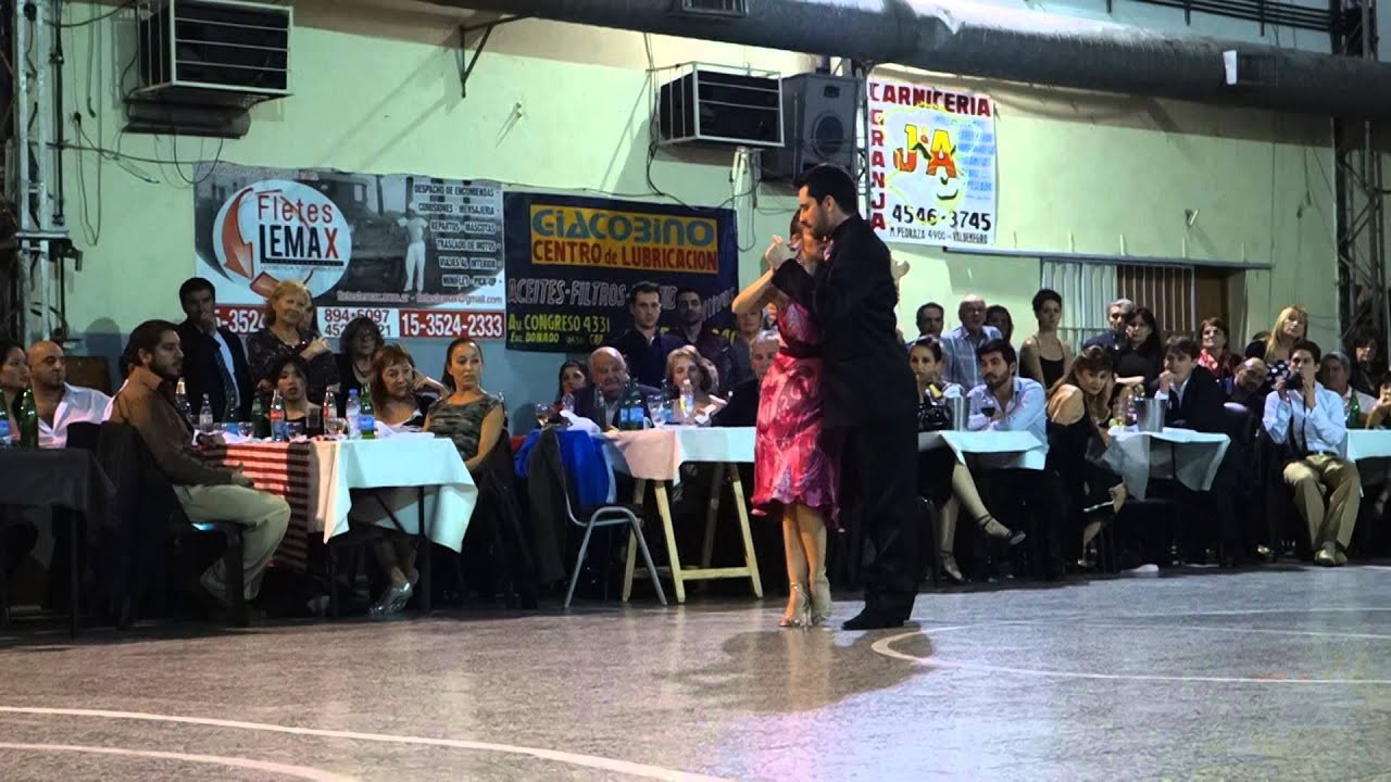 Javier Rodriguez y Noelia Barsi -  4/4 - Milonga Malena, Sunderland Club, BA 20-04-2014