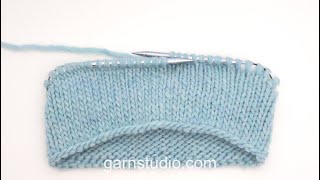 How to work stocking stitch (in the round) – Nordic knitting style