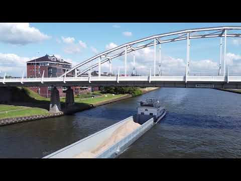 Mavic Mini 🌉⛴ Maarsserbrug, Amsterdamrijnkanaal, Maarssen 🚤⚓️ July 2020 - 2.7K