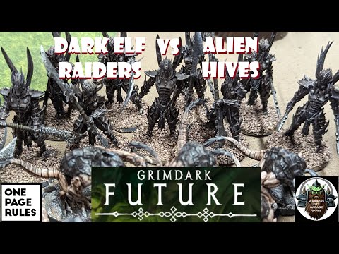 Grimdark Future: Dark Elf Raiders Battle Report