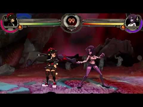 Skullgirls challenge: Land all of Fukua's drill moves in one combo.