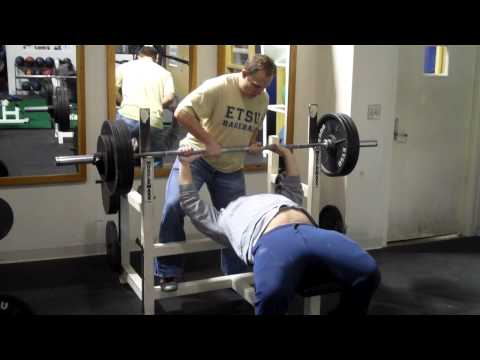 Bench Press 365 lbs for 8 Reps