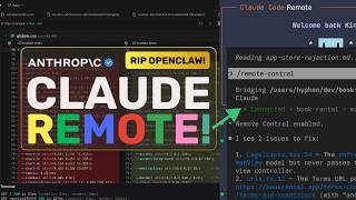 Claude Code Remote Control: RIP OpenClaw!? This New Claude Code Feature is CRAZY!