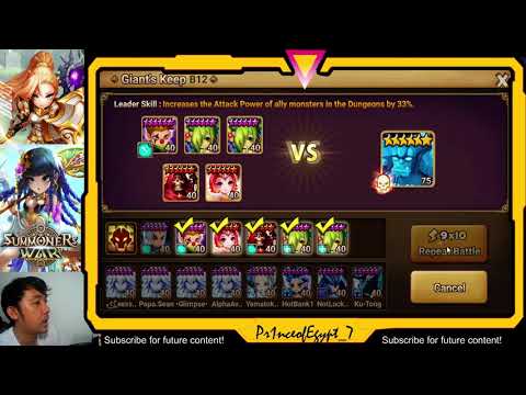 How to make Tatu (Fire Pixie) x Sath x Mellia (Wind Dryad) GB12 DOTS Team WORK in 2022 Summoners War