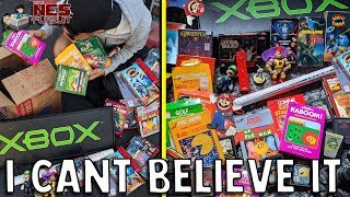 TheNesPursuit - THIS is why YOU go EARLY to Flea Markets - Xbox Sign | Retro Toys | Expansion Pak