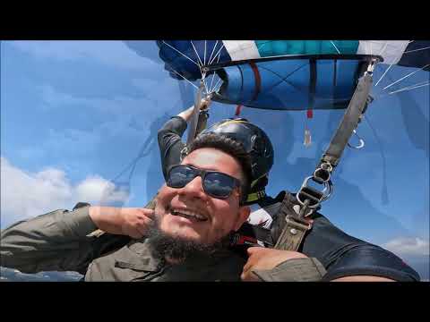 Salto de Paraquedas (Salto Duplo) no Aeroclube de Manaus Amazonas do Ed Rafael na Vertical Fly