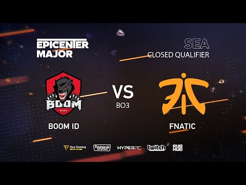 Fnatic vs BOOM ID, EPICENTER Major 2019 SA Closed Quals , bo3, game2 [JAM]