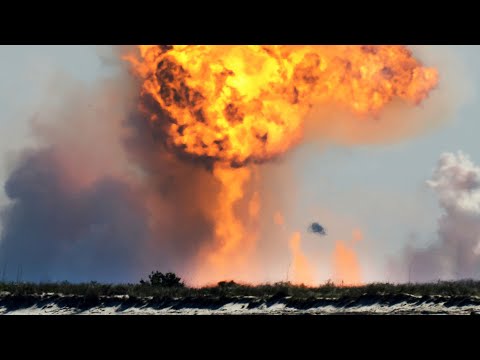 Mondrakete von SpaceX explodiert bei der Landung