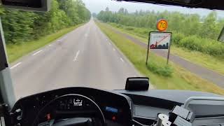 Bus Driving POV | Route 146 Ljungby - Bolmen | Mercedes Benz Intouro L