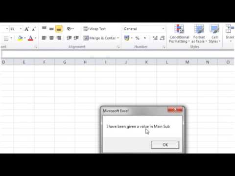 Excel 2010 VBA Tutorial 32   Passing Multiple Variables