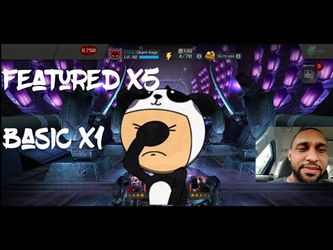 5x 5-Star Featured Crystals - 5th 5/65 Champ? - Marvel Contest of Champions