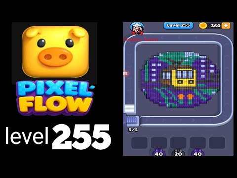 Pixel Flow Level 255 Walkthrough