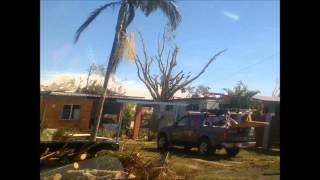 preview picture of video 'Bundaberg Floods Pt7 - Bargara Tornado's'