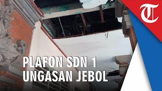 Gempa 5,8 SR Guncang Bali, Genteng dan Plafon SDN 1 Ungasan Berjatuhan