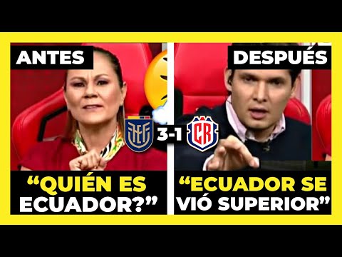 Prensa de Costa Rica enojada con el Ecuador 3 Costa Rica 1 🇪🇨🏆