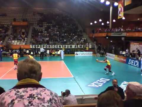 Bekerfinale Draisma Dynamo vs. Langhenkel Volley laatste punten