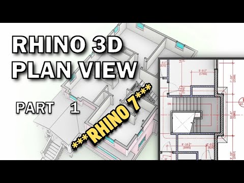 Create a Floorplan in Rhino - 1 of 3