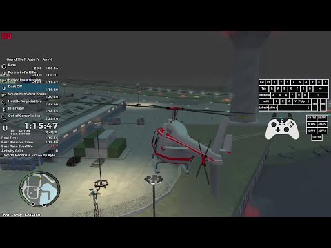 GTA IV Any% speedrun WORLD RECORD in 3:19:51