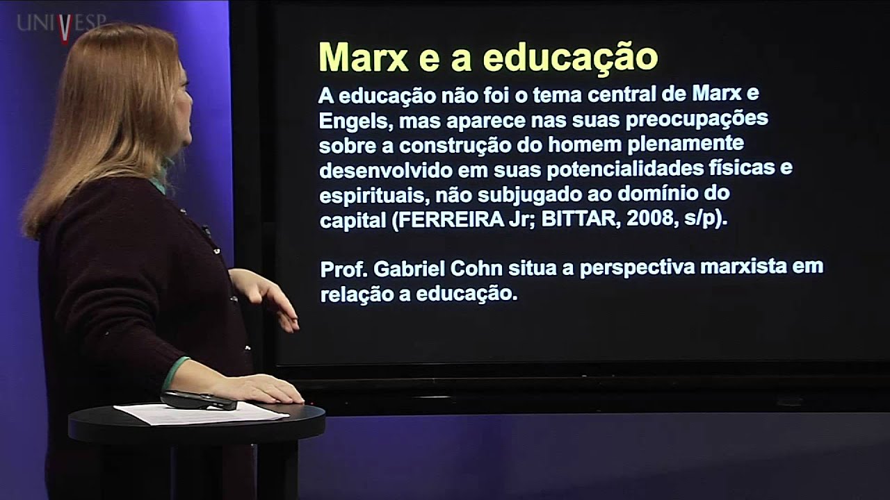 Sociologia da Educação - Aula 1 - Clássicos da Sociologia - Marx