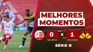 Náutico 0x1 Criciúma - Melhores Momentos - Série B - 22 03 2026