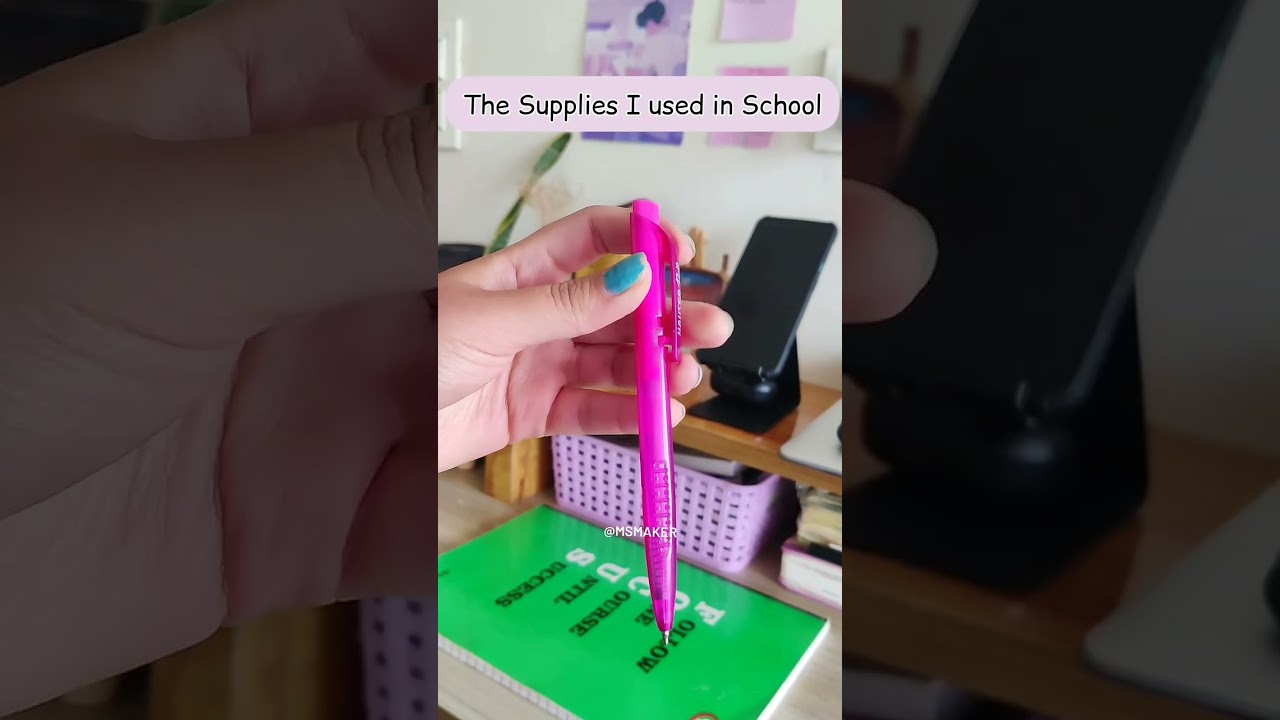 the Supplies I used in school 🎒 #shorts #fyp #school