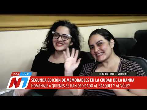 LA BANDA HOMENAJEÓ A SUS GRANDE REFERENTES DEL BÁSQUET Y VÓLEY