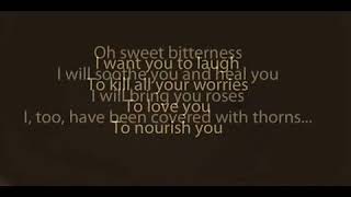 Bittersweet - Jalaluddin Rumi Poem - reading by Madonna - Lyrics