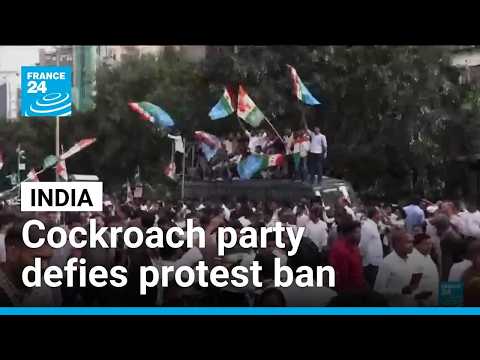 India’s youth-led Cockroach movement defies protest ban