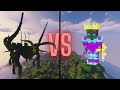 Minecraft Parasites Vs Chocolate Quest Repoured ( Mob Battle )