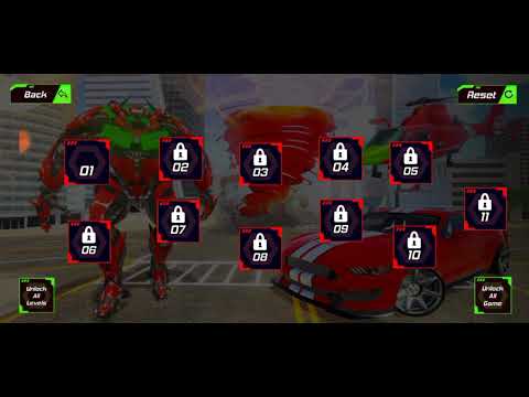 Tornado Robot Car Transform Shooting Games Storm Gamer Gameplay