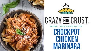 Crockpot Chicken Marinara