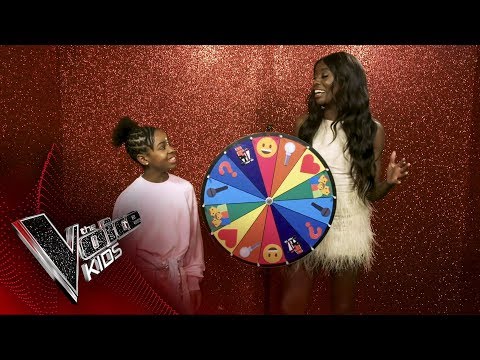 Lil Shan Shan plays Wheel of Questions backstage at The Voice Kids UK! | The Voice Kids UK 2019