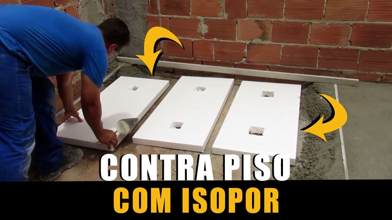 Contra Piso com Isopor - Counter Floor with Styrofoam