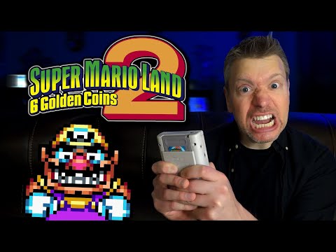 WARIO vs. IRATE GAMER! Super Mario Land 2: 6 Golden Coins - GAMEBOY Video Game Review