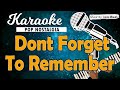 Karaoke DONT FORGET TO REMEMBER Bee Gees Music By Lanno Mbauth