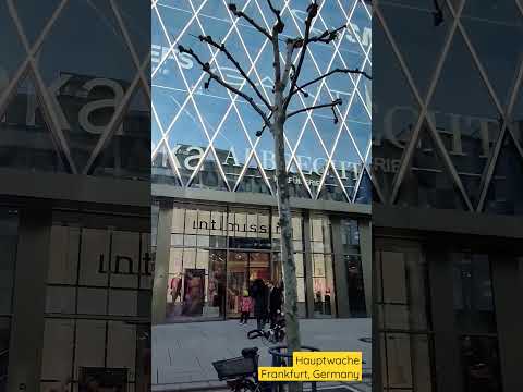 Frankfurt's famous market place " #zeil "