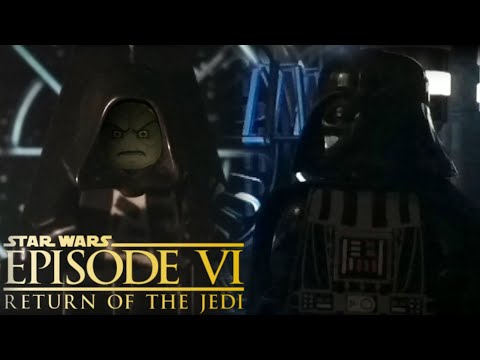 Star Wars ROTJ (Lego) Stop Motion: Emperor Sends Vader to Endor