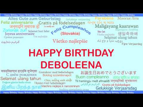 Deboleena   Languages Idiomas - Happy Birthday