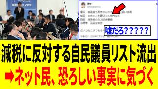 【緊急】自民党内に蔓延る財務相の犬、ついに流出してしまう...