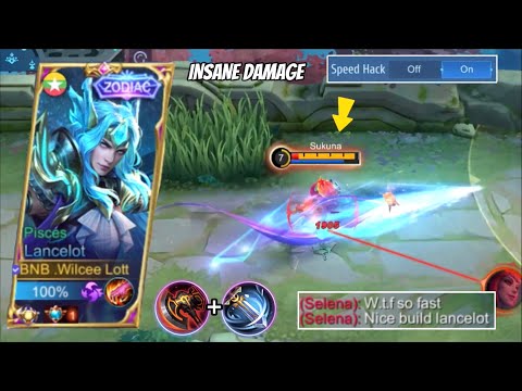 PLS TRY THIS LANCELOT SECRET BEST BUILD FOR AUTO WIN! | TOP 1 LANCELOT FAST AND SMOOTH GAMEPLAY 🔥