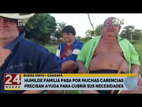 Humilde familia pasa por muchas carencias en Buena Vista, Caazapá