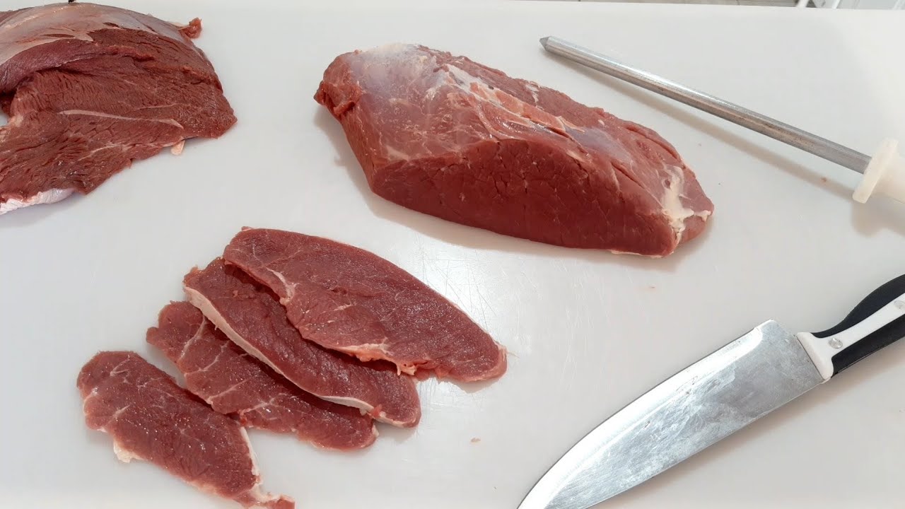 tudo sobre o patinho BOVINO como cortar bife fino e de forma certa