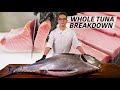How A Master Sushi Chef Butchers A 250 Pound Bluefin Tuna Omakase