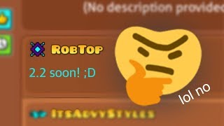 Top 10 Reasons Why Geometry Dash 2.2 Is Taking So Long!