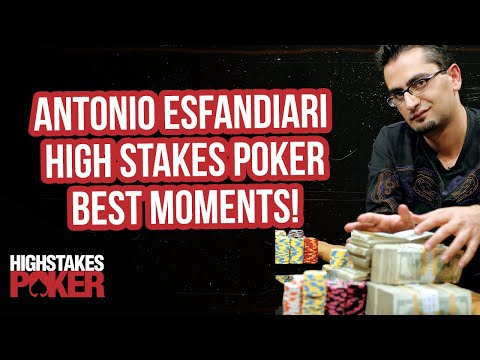 Antonio Esfandiari Best High Stakes Poker Hands!